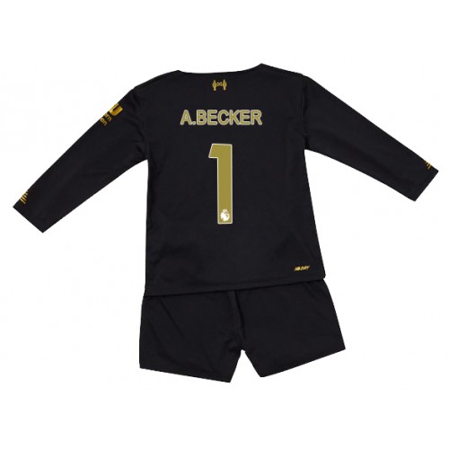 Liverpool Fodboldtrøjer Målmand A.BECKER 1 Børn Hjemmebanesæt 2019/20 Langærmet Liverpool Fodboldtrøjer Målmand A.BECKER 1 Børn Hjemmebanesæt 2019/20 Langærmet